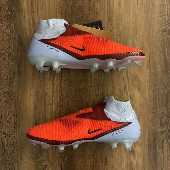 Nike Phantom 6 High Elite FG Men Size 8 Royal Tint Crimson Soccer HJ2147-400